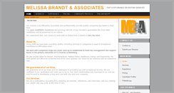 Desktop Screenshot of melissabrandt.com